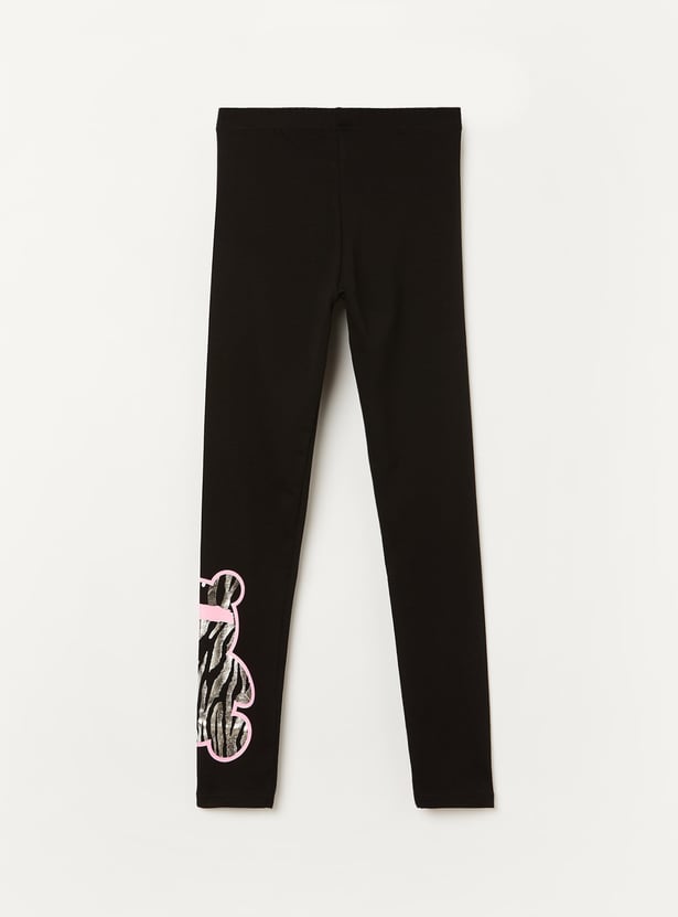 FAME FOREVER Girls Graphic Print Leggings