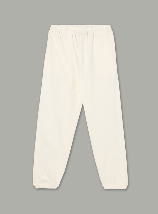 FAME FOREVER Girls Metallic Print Joggers