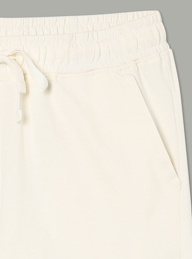 FAME FOREVER Girls Metallic Print Joggers