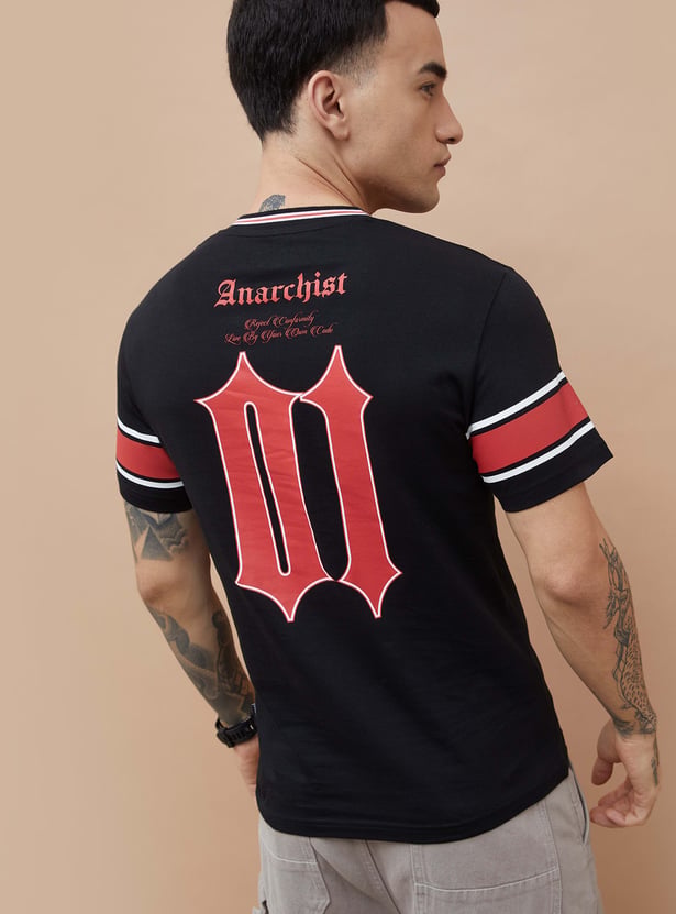 FAME FOREVER Typographic Back Printed T-shirt