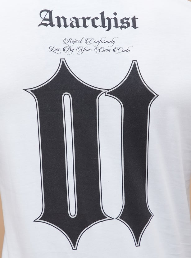 FAME FOREVER Typographic Back Printed T-shirt