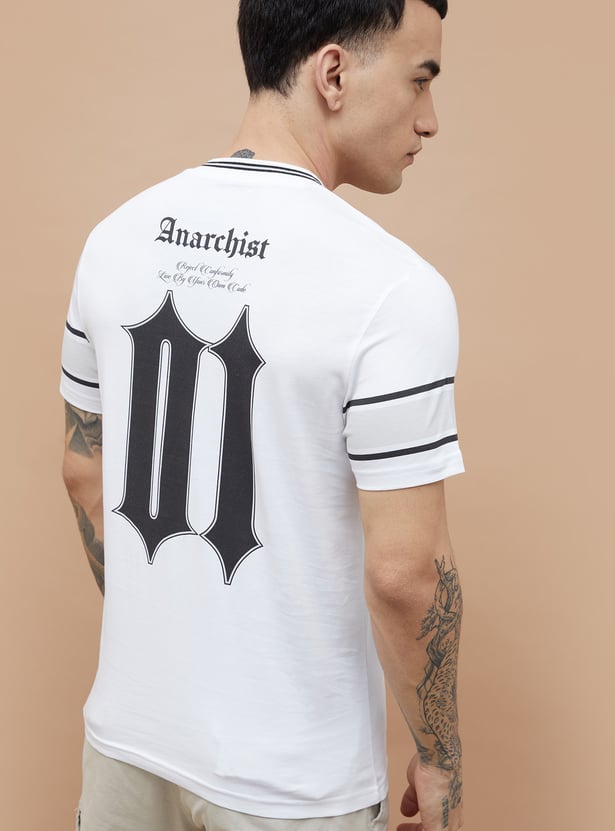 FAME FOREVER Typographic Back Printed T-shirt