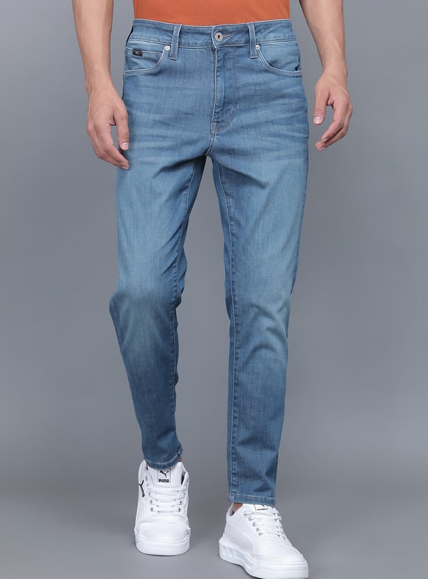 FLYING MACHINE Washed Mankle F21 Jeans (Regular Tapered)