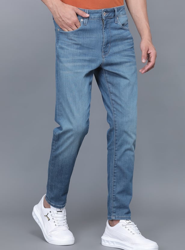 FLYING MACHINE Washed Mankle F21 Jeans (Regular Tapered)