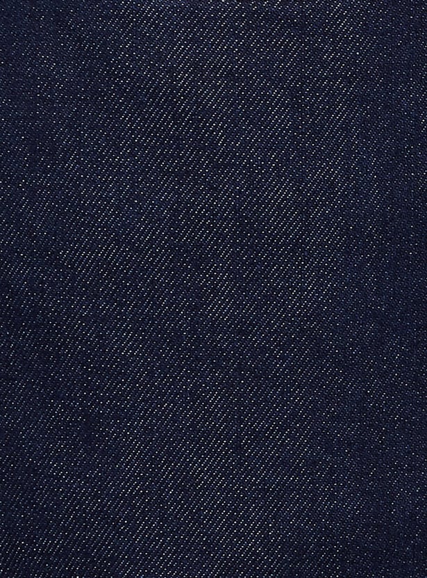 FLYING MACHINE Darkwashed Slash Jeans (Slim Tapered)