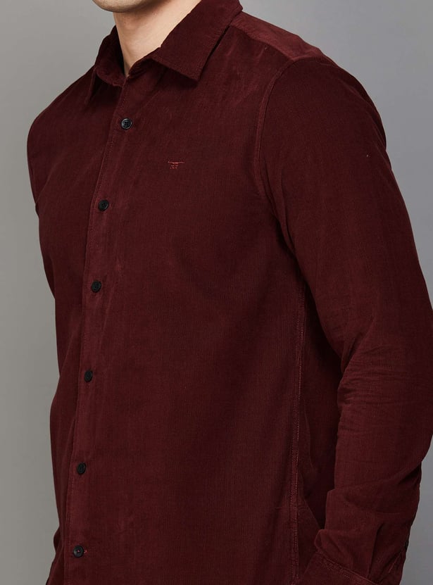 FLYING MACHINE Textured Slim Fit Shirt