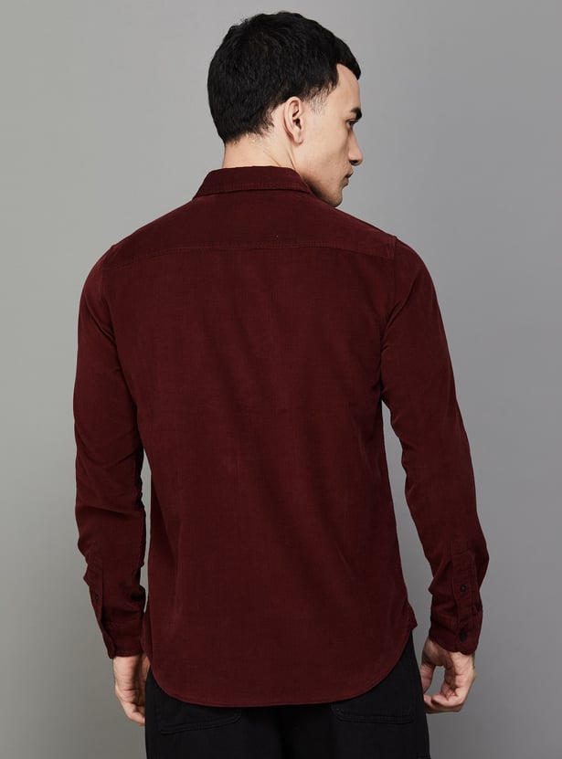 FLYING MACHINE Textured Slim Fit Shirt