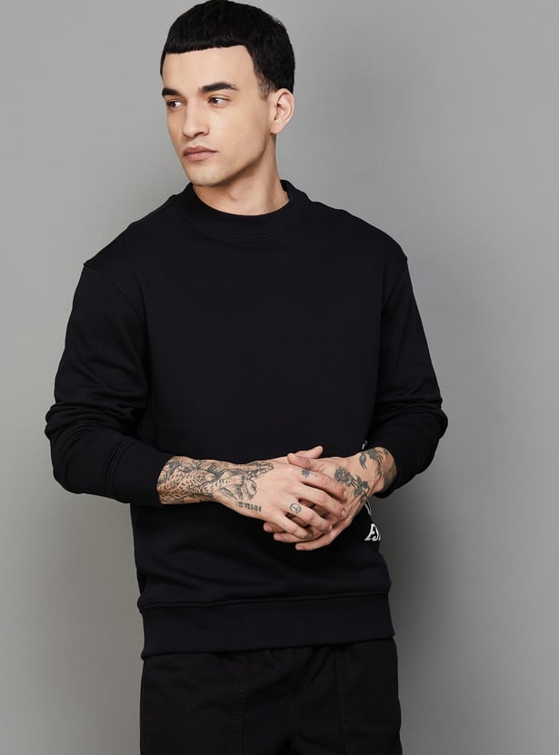 FLYING MACHINE Printed Sweatshirt