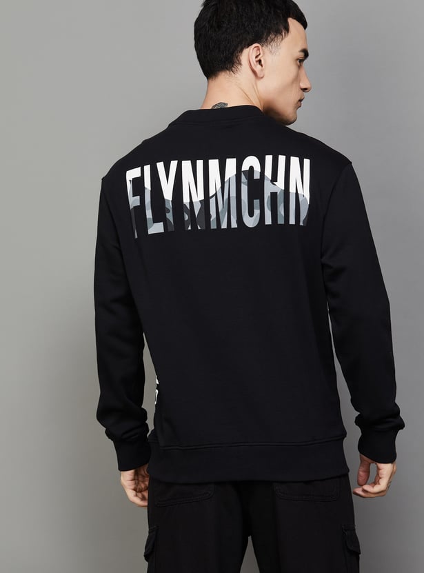 FLYING MACHINE Printed Sweatshirt