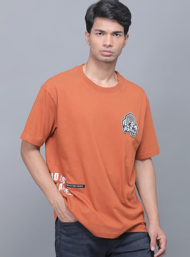 FLYING MACHINE Typographic Print T-shirt