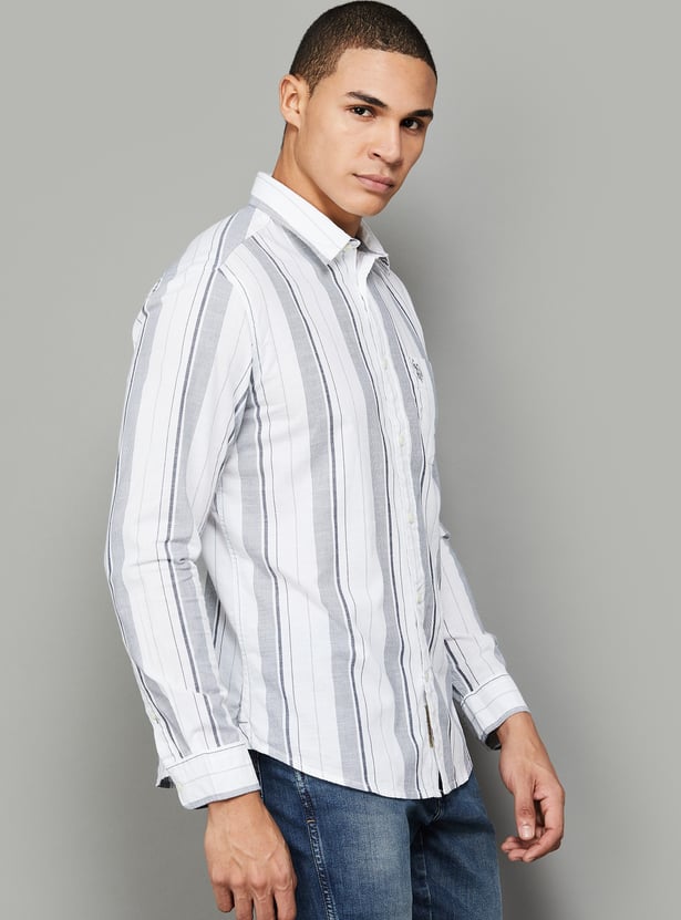 U.S. POLO ASSN. Striped Regular Fit Casual Shirt