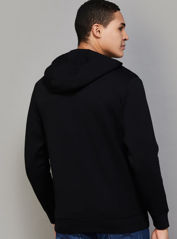 US POLO ASSN Brand Print Hooded Sweatshirt