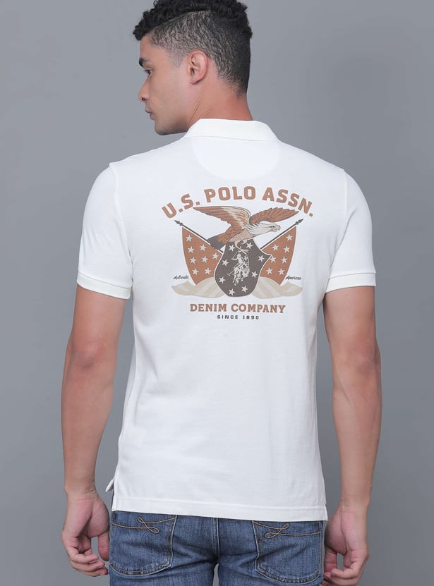 US POLO ASSN Back Print Polo T-shirt