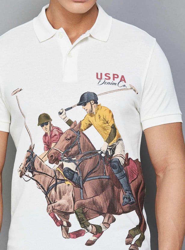 US POLO ASSN Printed Polo T-shirt