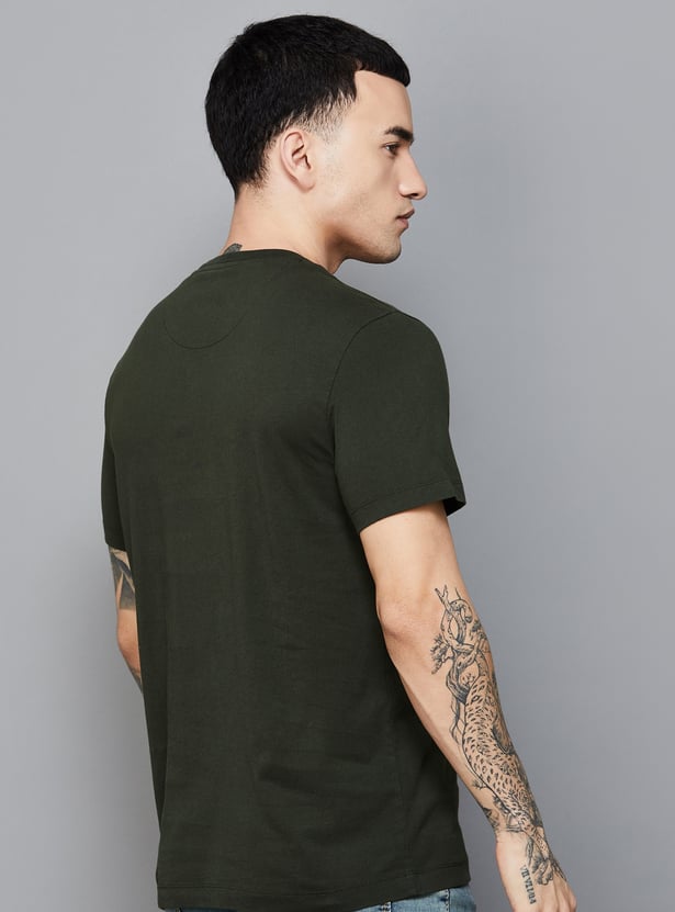 USPA Printed Slim Fit T-shirt