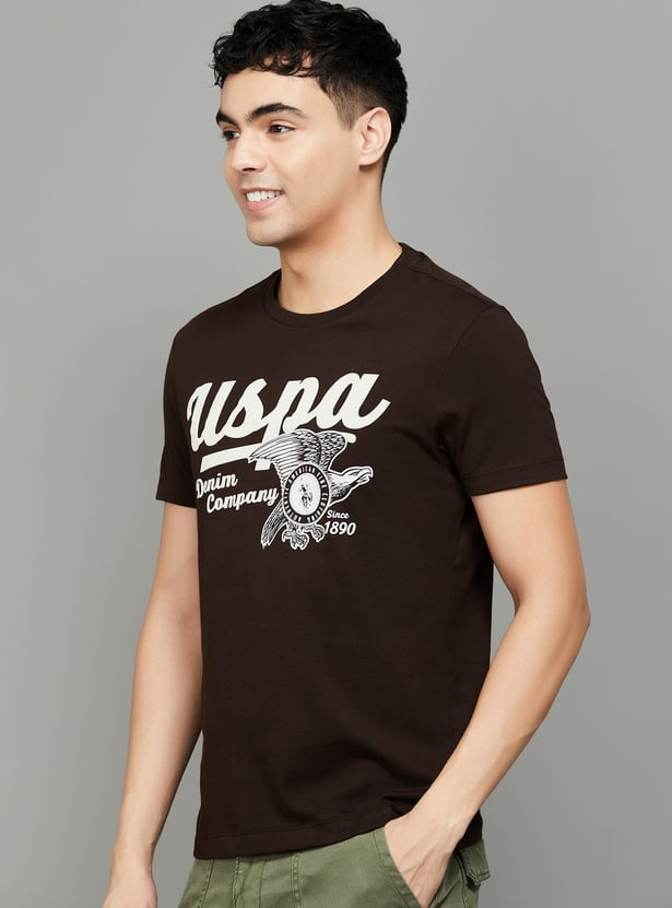 US POLO ASSN Brand Print Slim T-shirt