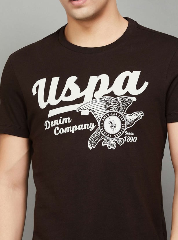 US POLO ASSN Brand Print Slim T-shirt
