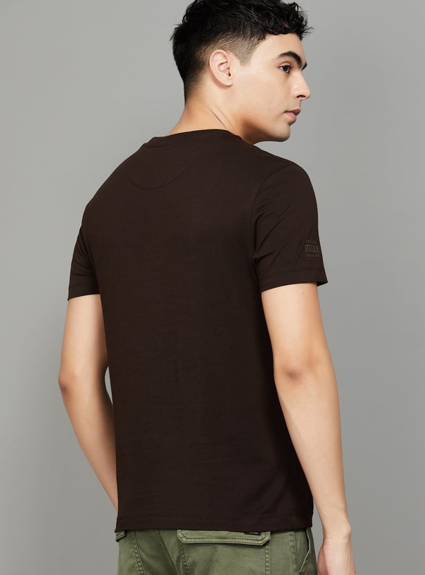 US POLO ASSN Brand Print Slim T-shirt