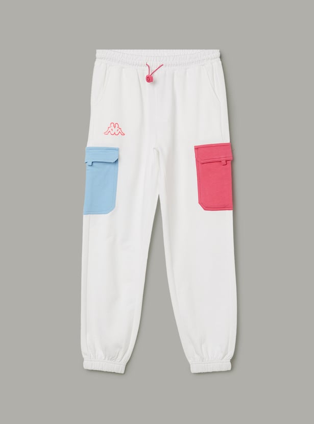 KAPPA Girls Colourblocked Joggers