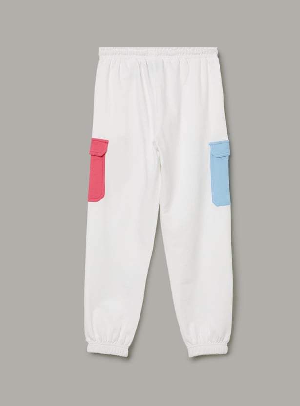 KAPPA Girls Colourblocked Joggers
