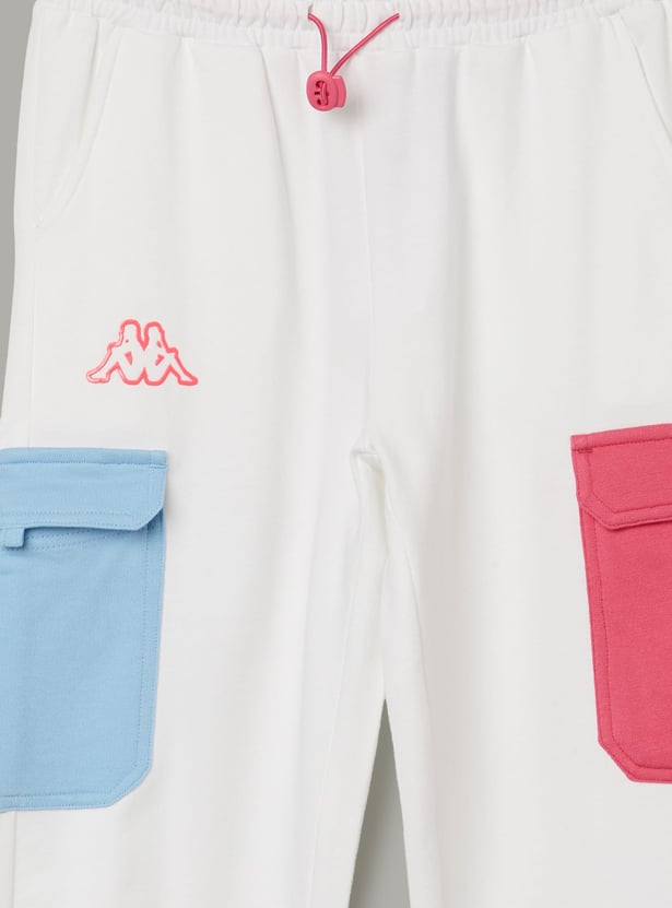 KAPPA Girls Colourblocked Joggers