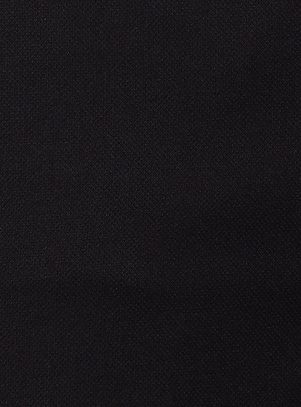 BLACKBERRYS Solid Slim Straight Formal Trousers