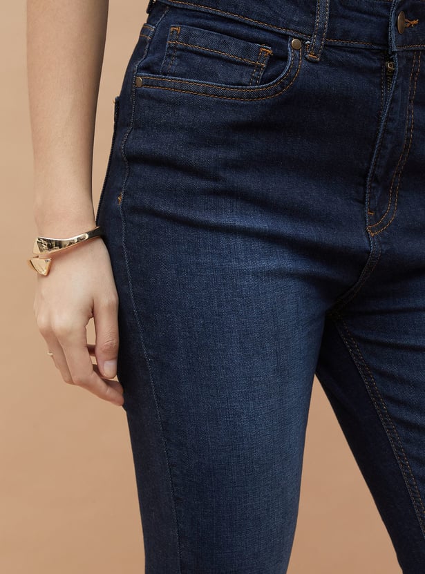 FAME FOREVER Dark Wash Boot Cut Jeans