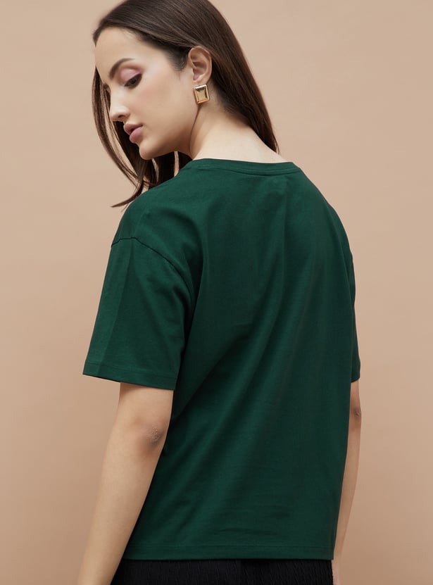 FAME FOREVER Solid T-shirt