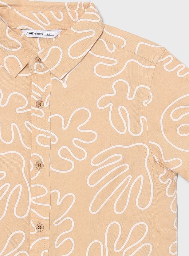 FAME FOREVER Boys Printed Shirt