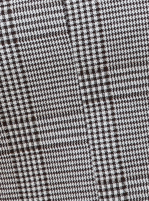 GINGER Checked Pinafore Dress with Top