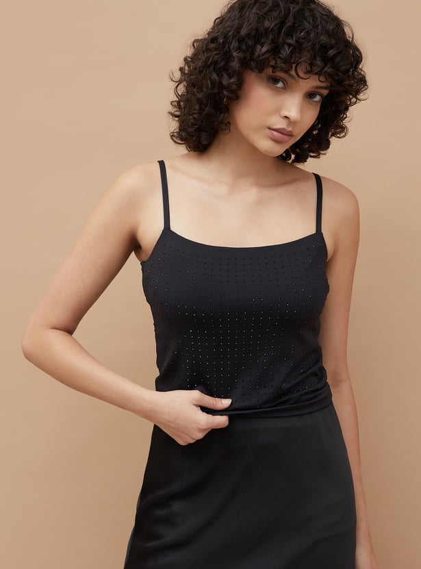 GINGER Embellished Crop Top