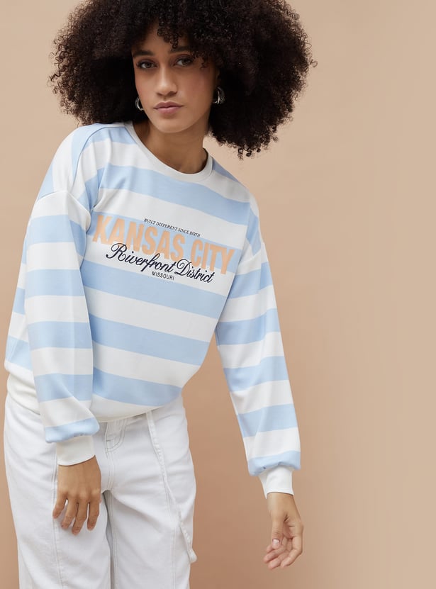 GINGER Striped Sweatshirt