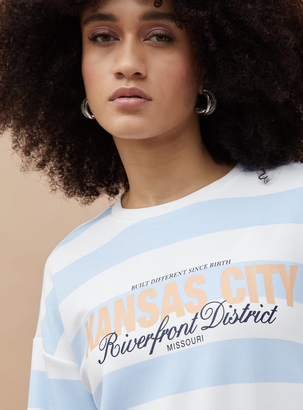 GINGER Striped Sweatshirt