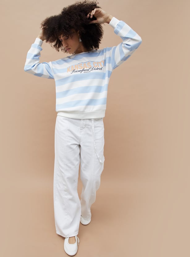 GINGER Striped Sweatshirt