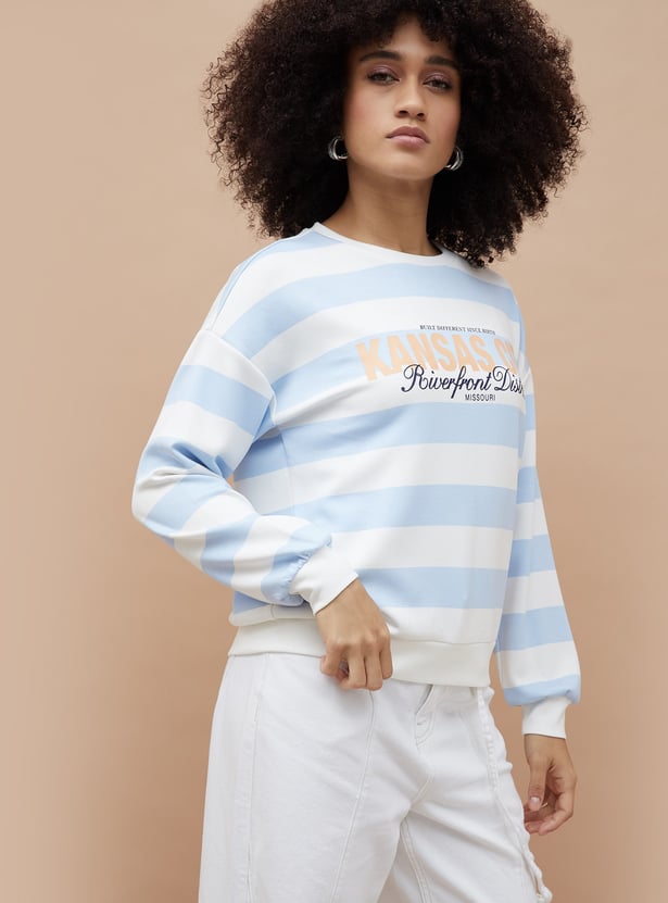 GINGER Striped Sweatshirt