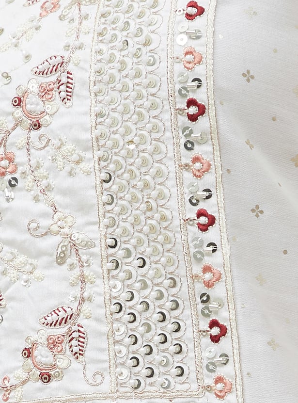 MELANGE Embroidered Straight Kurta