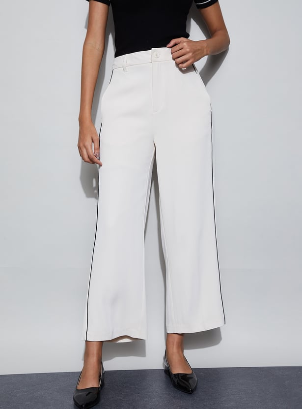 CODE Striped Trousers