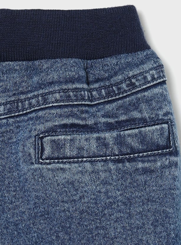 JUNIORS Boys The Lion King Appliqued Denim Joggers