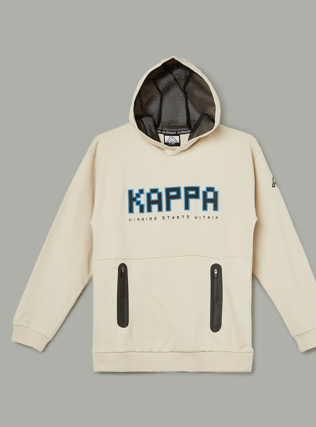 KAPPA Boys Printed Hooded Sweatshirt