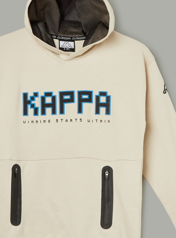 KAPPA Boys Printed Hooded Sweatshirt