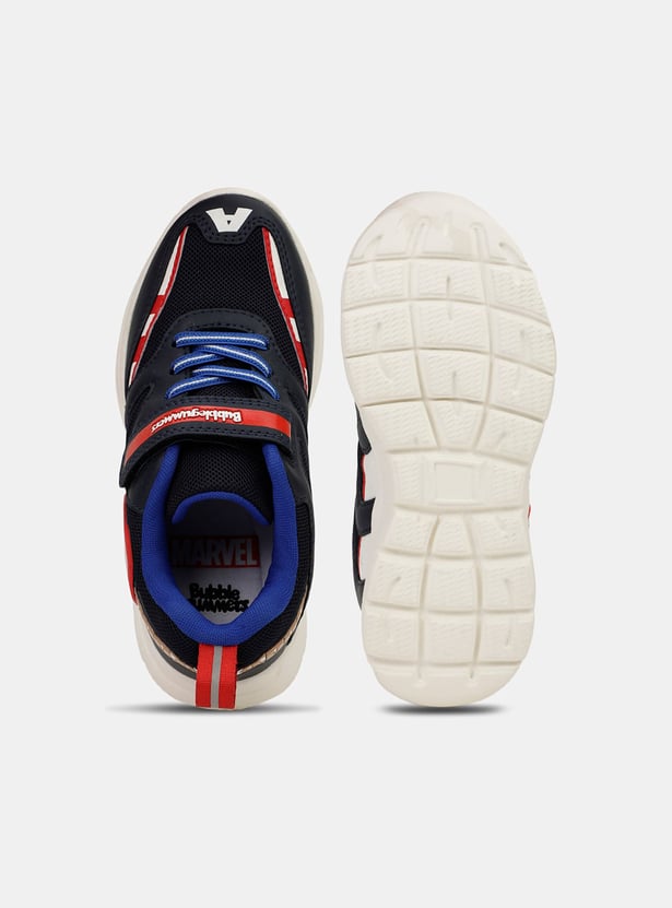 BATA Boys Bubblegummers Disney Captain America Sneakers