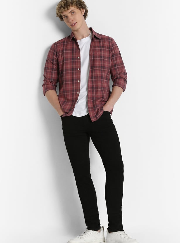 AMERICAN EAGLE Checked Regular Fit Shirt