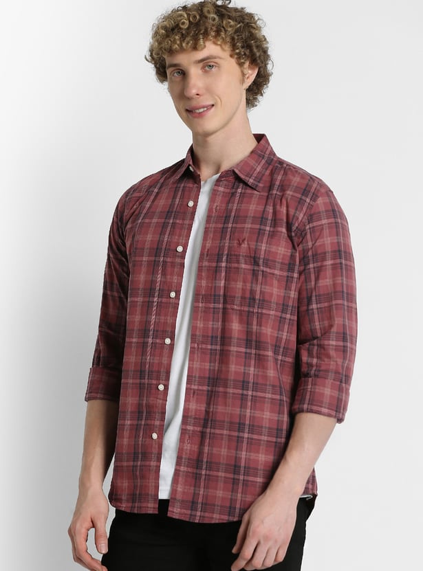 AMERICAN EAGLE Checked Regular Fit Shirt
