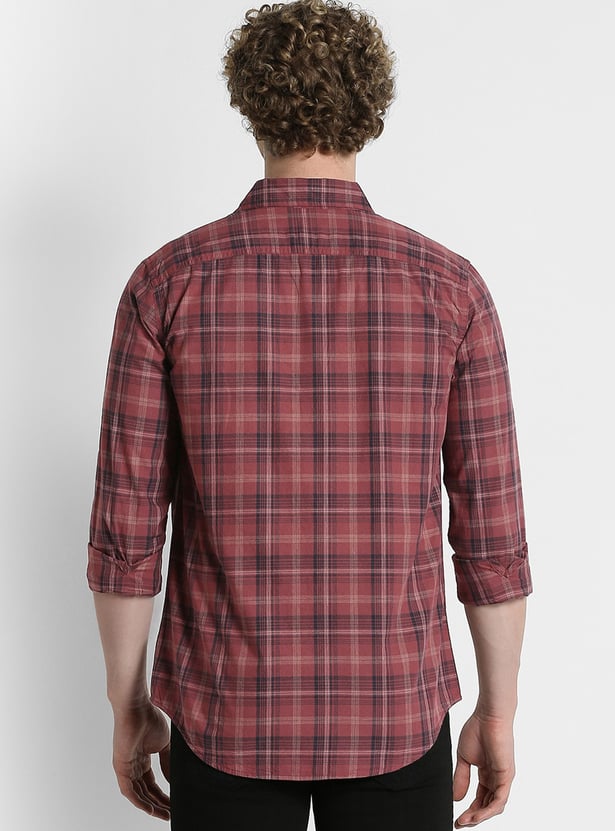 AMERICAN EAGLE Checked Regular Fit Shirt