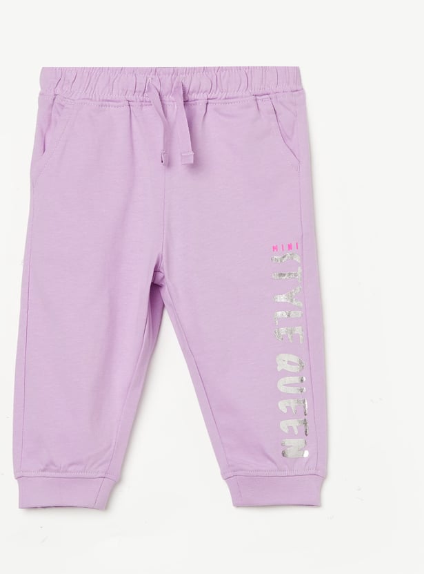 JUNIORS Typographic Print Elasticated Joggers