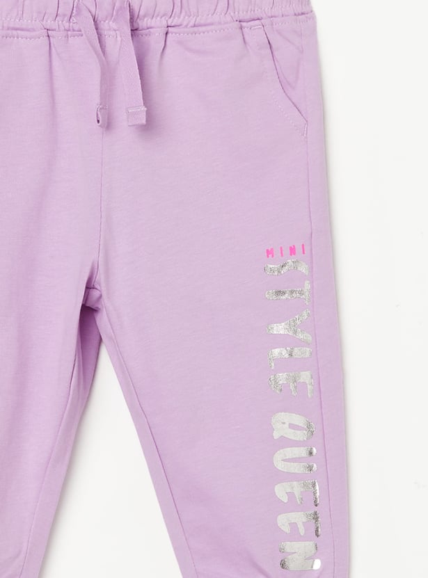 JUNIORS Typographic Print Elasticated Joggers
