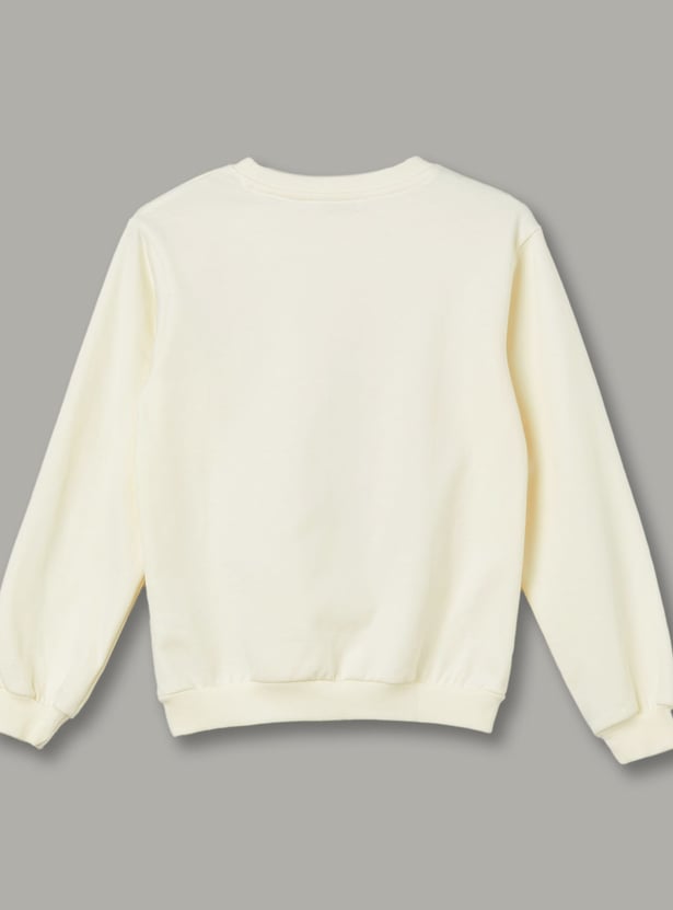FAME FOREVER Girls Printed Sweatshirt