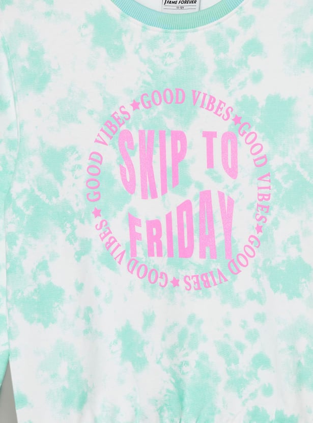 FAME FOREVER Tie & Dye Sweatshirt