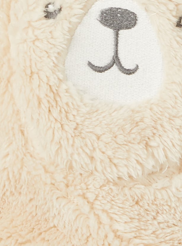 JUNIORS Boys Hooded Sweatshirt with Bear Pockets