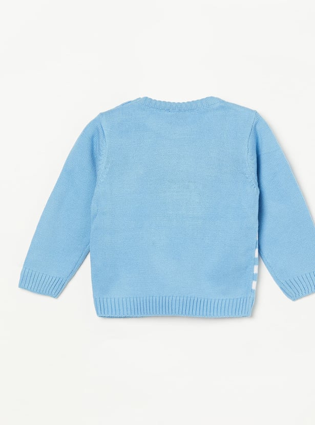 JUNIORS Boys Striped Sweater